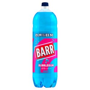 barr bubblegum soft drink bottle