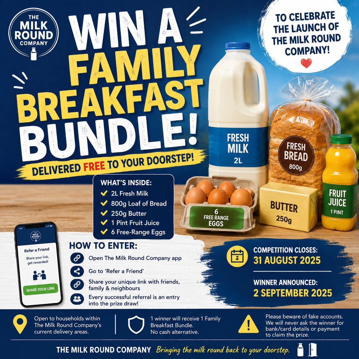 🥛 WIN A FAMILY BREAKFAST BUNDLE! 🍳🎉