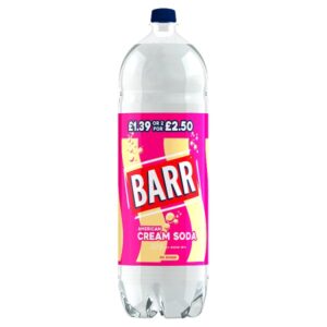 BARR Cream Soda Soft Drink Bottle