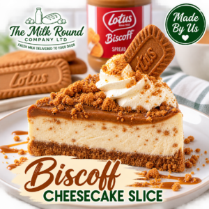 Made By Us Biscoff Cheesecake Slice